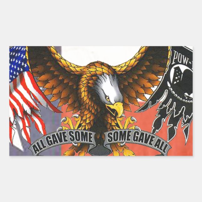 Pegatina Rectangular Algunos lo dieron todo (Anverso)