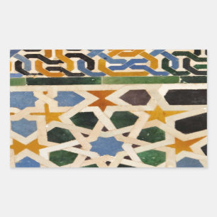 Pegatina Rectangular Alhambra Wall Tile #3