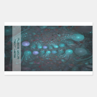 Pegatina Rectangular Alien Skin 001