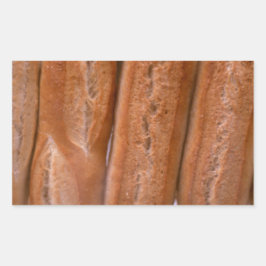 Pegatina Rectangular Alimentos