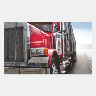 Pegatina Rectangular All American Trucker