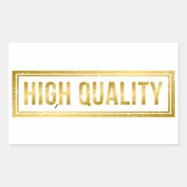 Pegatina Rectangular Alta calidad