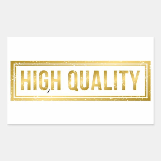 Pegatina Rectangular Alta calidad (Anverso)