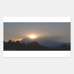 Pegatina Rectangular Amanecer de septiembre