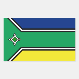 Pegatina Rectangular Amapa state