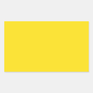 Pegatina Rectangular Amarillo dorado