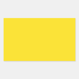 Pegatina Rectangular Amarillo dorado