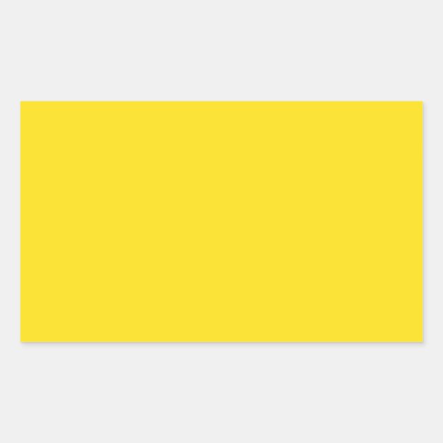 Pegatina Rectangular Amarillo dorado (Anverso)
