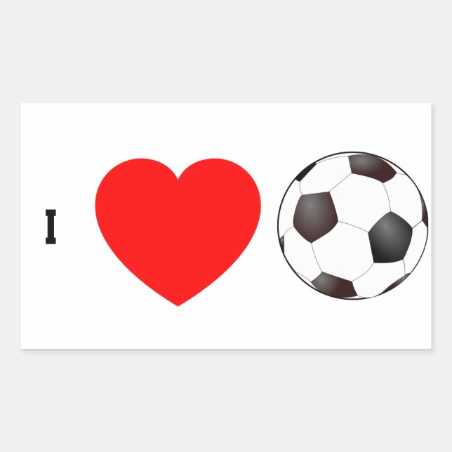 PEGATINA RECTANGULAR AME EL FÚTBOL (Anverso)