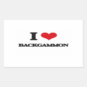 Pegatina Rectangular Amo backgammon