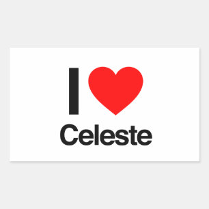 Pegatina Rectangular amo celeste