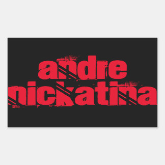Pegatina Rectangular Andre Nickatina