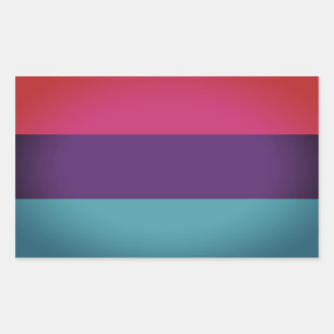 Pegatina Rectangular Androgyne Pride