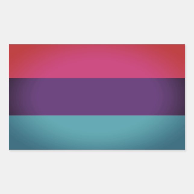 Pegatina Rectangular Androgyne Pride (Anverso)