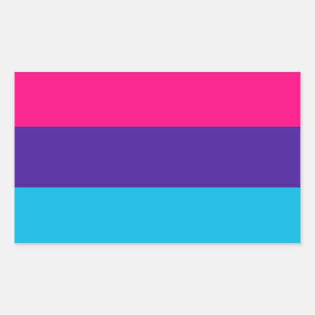 Pegatina Rectangular Androgyne Pride (Anverso)