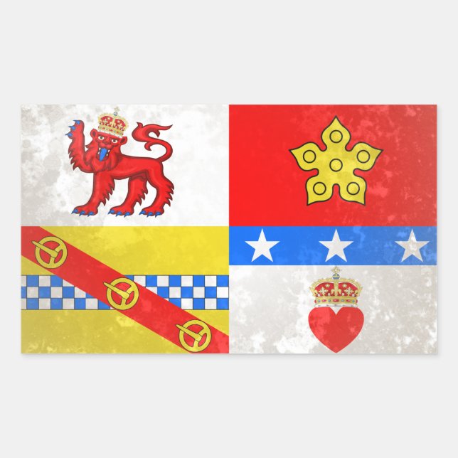 Pegatina Rectangular Angus (Anverso)