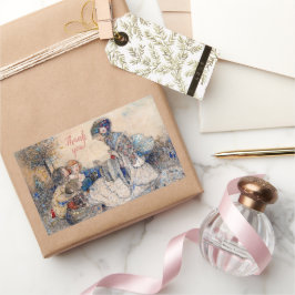 Pegatina Rectangular Annie French un cuento de hadas