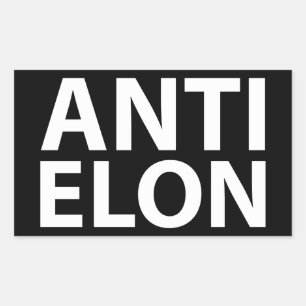 PEGATINA RECTANGULAR ANTI ELON