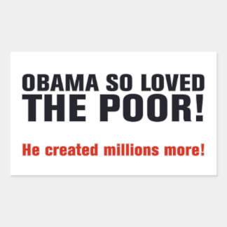 Pegatina Rectangular Anti-Obama
