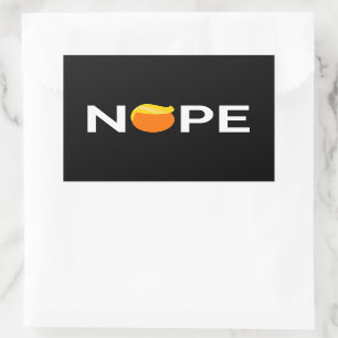 Pegatina Rectangular Anti-Trump - Edición No-Papa