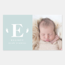 anuncio de nacimiento con fotos de paternidad mono