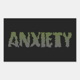 Pegatina Rectangular Anxiety Ver 1 Sticker