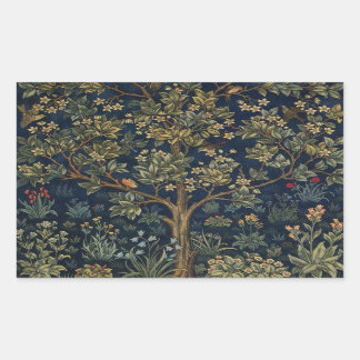 Pegatina Rectangular Árbol de vida