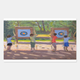 Pegatina Rectangular Archers jovenes 2012