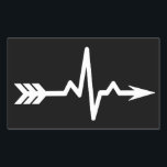 Pegatina Rectangular Archery Heartbeat deporte<br><div class="desc">Looking for a funny archery You're heartbeat design? Is the This perfect design for a birthday or christmas gift! You to love the feeling If shoot your arrow with your bow and hit your target get this desgin - for boys and girls! A gift así great as for the whole...</div>