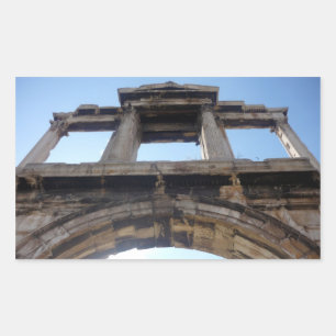 Pegatina Rectangular arco de hadria
