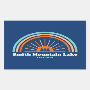 Pegatina Rectangular Arcoiris de Smith Mountain