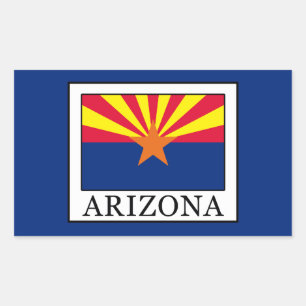Pegatina Rectangular Arizona