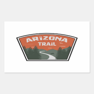 Pegatina Rectangular Arizona Trail