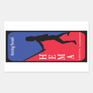 Pegatina Rectangular Armando la espada HEMA decal