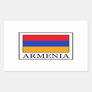 Pegatina Rectangular Armenia