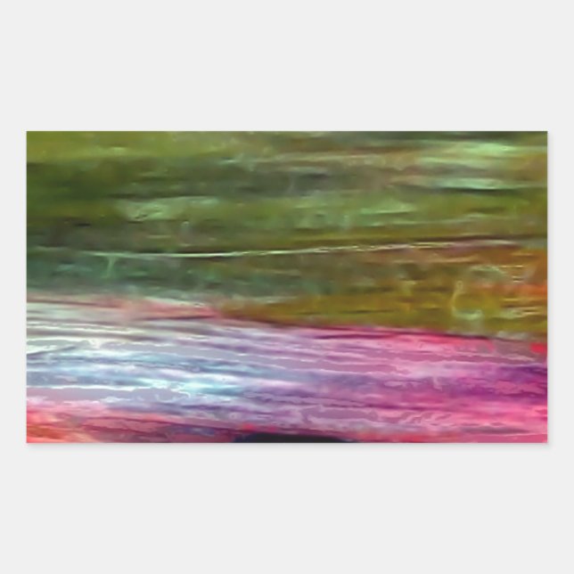 Pegatina Rectangular Arte accidental (Anverso)