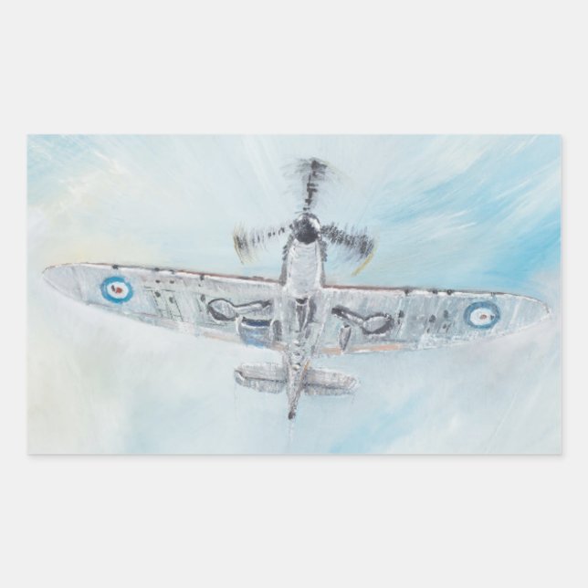 Pegatina Rectangular "As Of Spades". 2014. (Anverso)