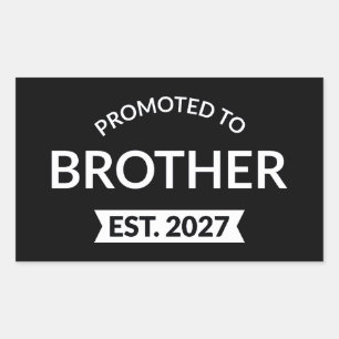 Pegatina Rectangular Ascendido a Hermano Est 2027 Big Brother II
