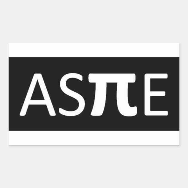 Pegatina Rectangular Aspie (Anverso)