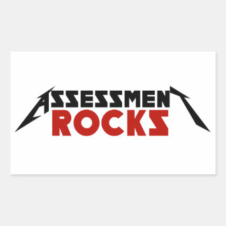 Pegatina Rectangular Assessment Rocks! Set of Stickers