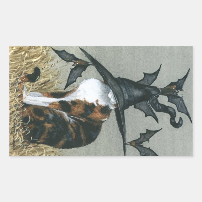 Pegatina Rectangular Attempted Burglary (Anverso)