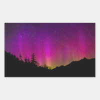 Aurora Borealis Starry Night Sky