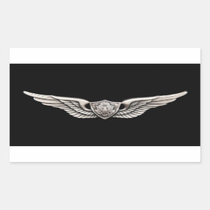 Pegatina Rectangular Aviación