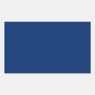 Pegatina Rectangular Azul EEUU