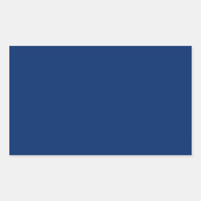 Pegatina Rectangular Azul EEUU (Anverso)