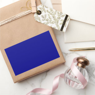 Pegatina Rectangular Azul oscuro