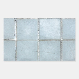 Pegatina Rectangular azulejo