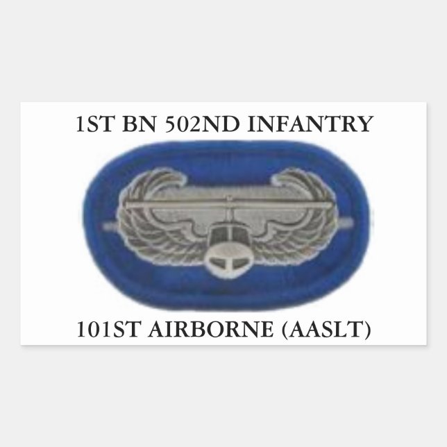 PEGATINA RECTANGULAR BADGE DE ATAQUE AÉREO PARA PEGATINAS DE 1/502 DE O (Anverso)