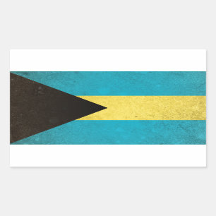 Pegatina Rectangular Bahamas