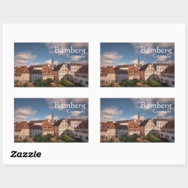 Pegatina Rectangular Bamberg Alemania
